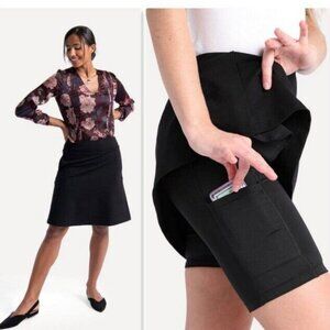 Betabrand Work It Skort - 4 pockets! Business casual, travel, hiking, modest XL
